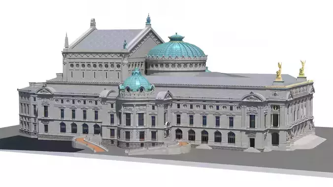 Opera Garnier - Paris France 3D model