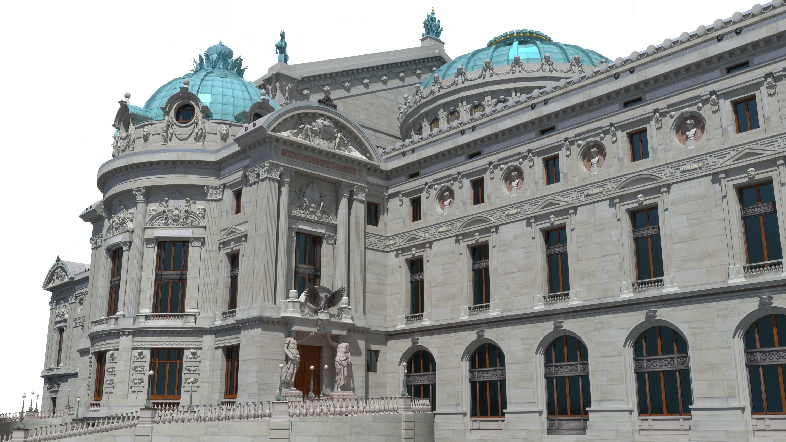 Opera Garnier - Paris France 3D model_1