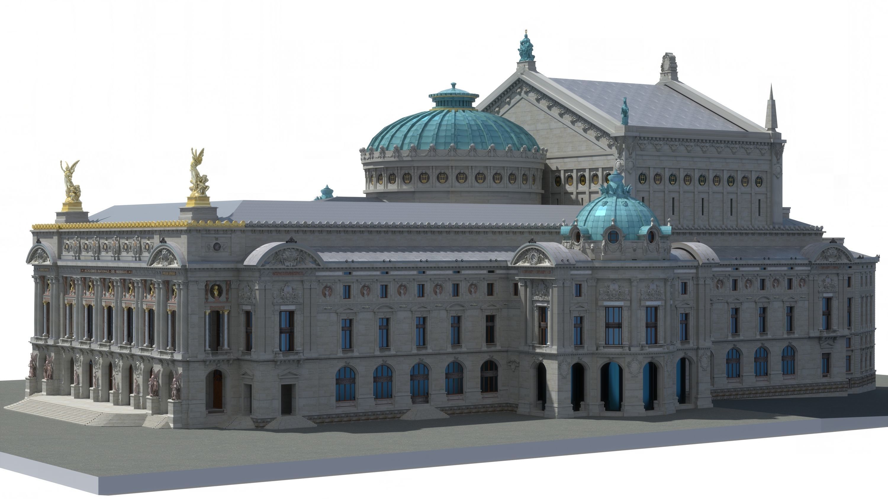 Opera Garnier - Paris France 3D model_3