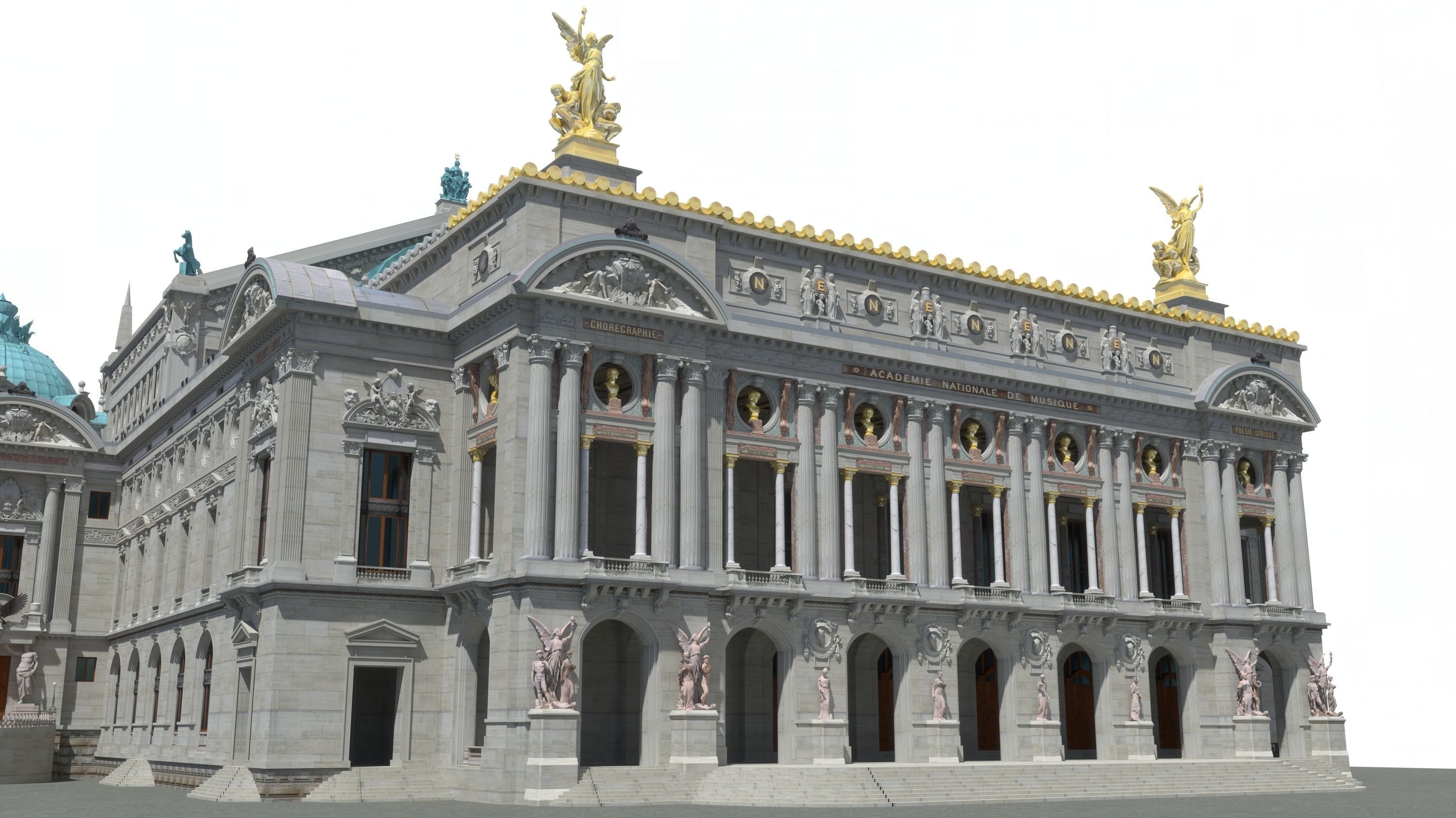 Opera Garnier - Paris France 3D model_9