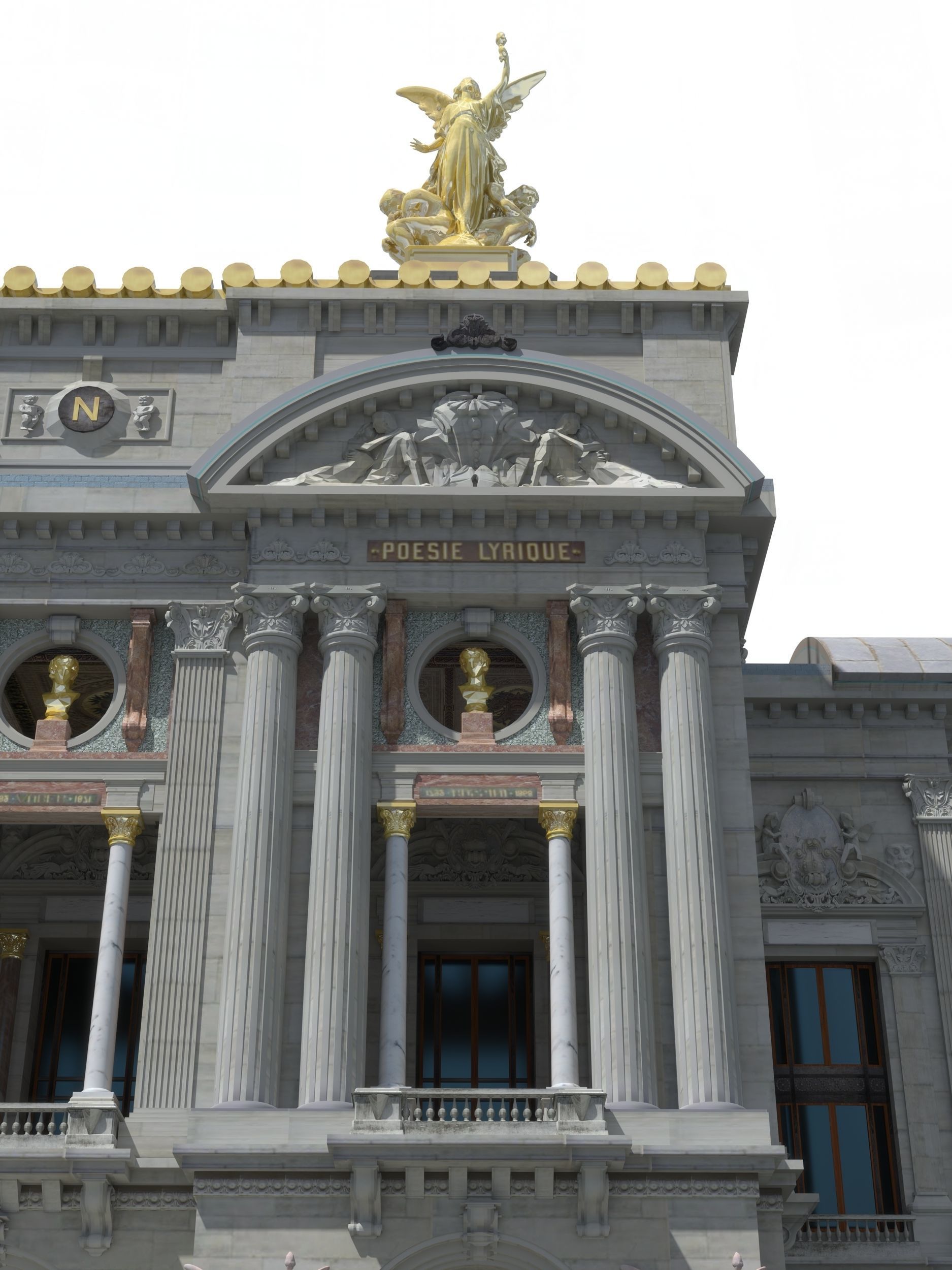 Opera Garnier - Paris France 3D model_7