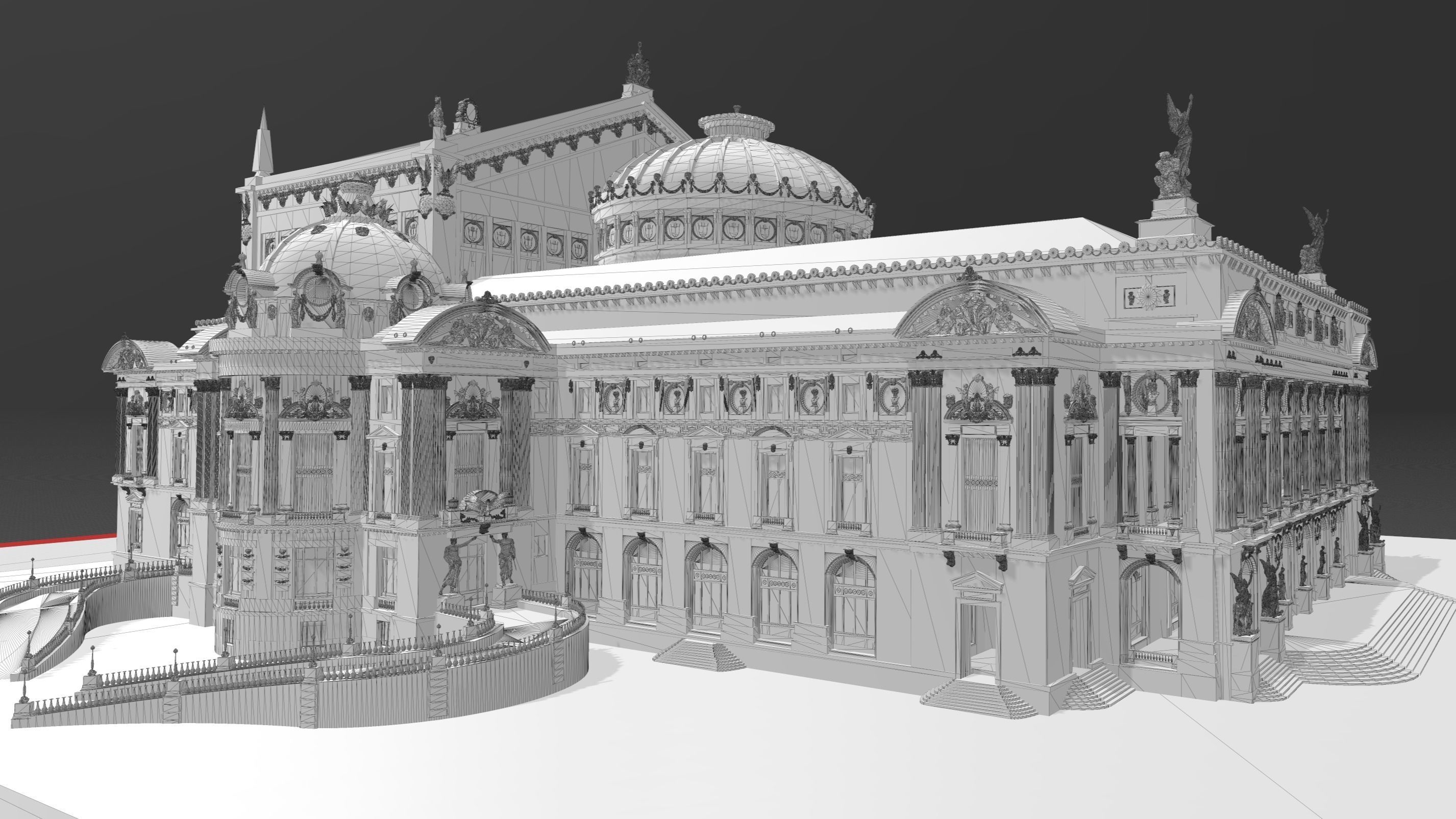 Opera Garnier - Paris France 3D model_14