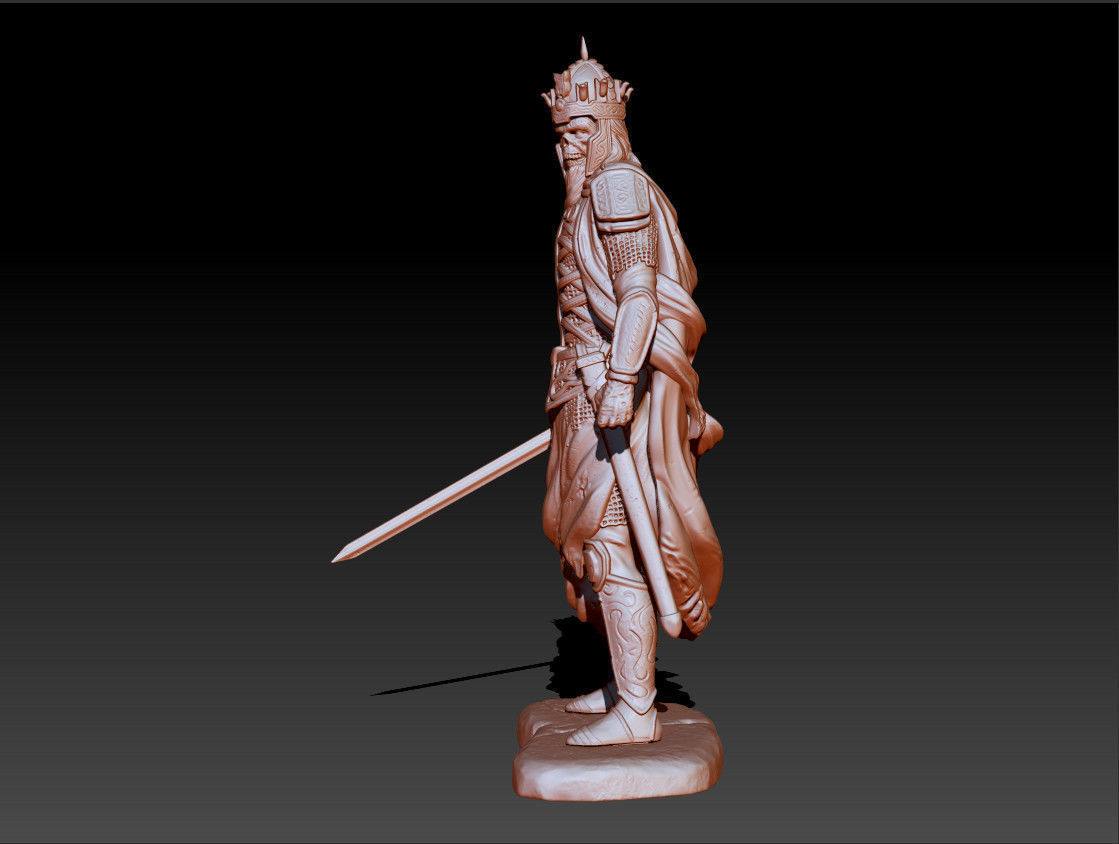 Lord Of The Rings King Of The Dead HD quality 3D print model_3