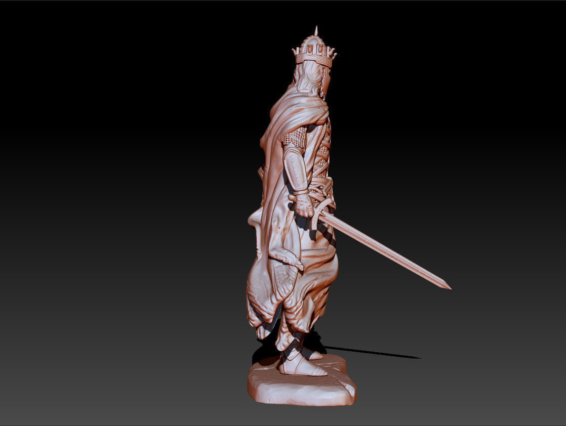 Lord Of The Rings King Of The Dead HD quality 3D print model_4