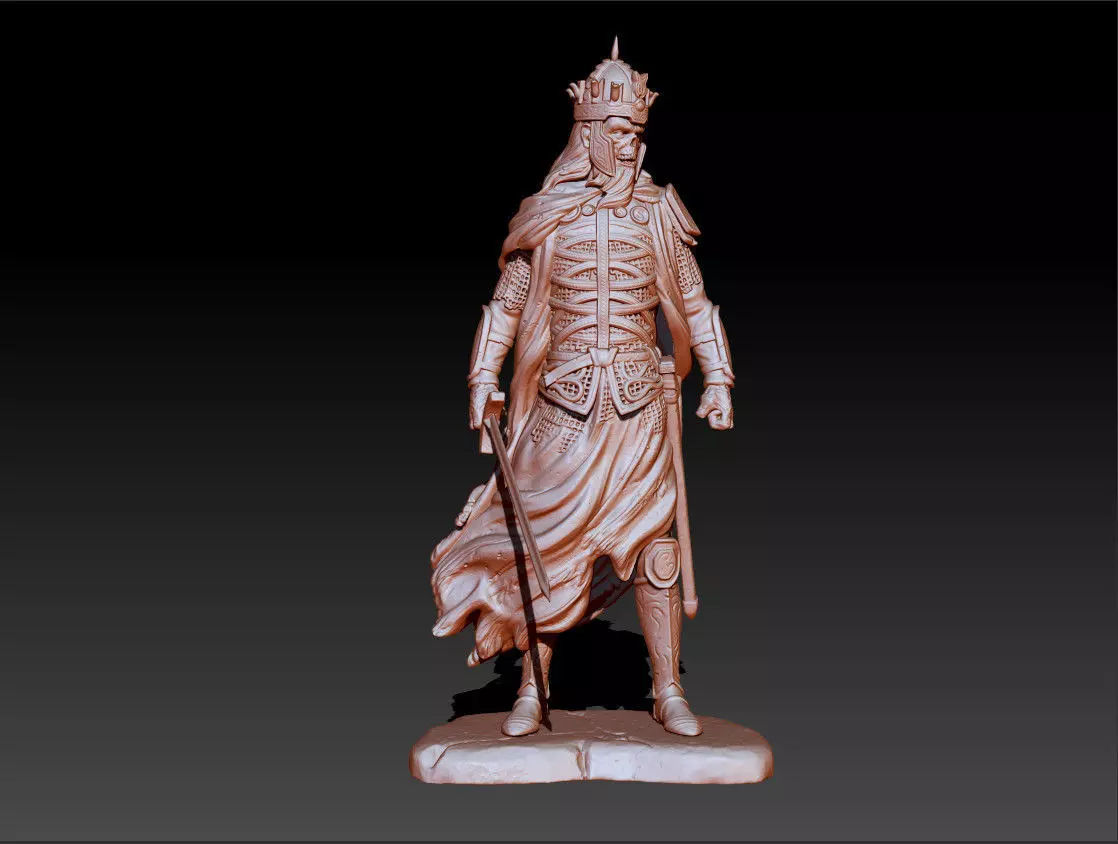 Lord Of The Rings King Of The Dead HD quality 3D print model_0