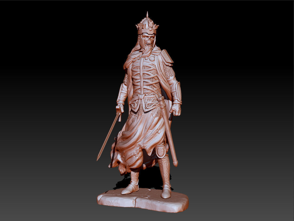 Lord Of The Rings King Of The Dead HD quality 3D print model_1