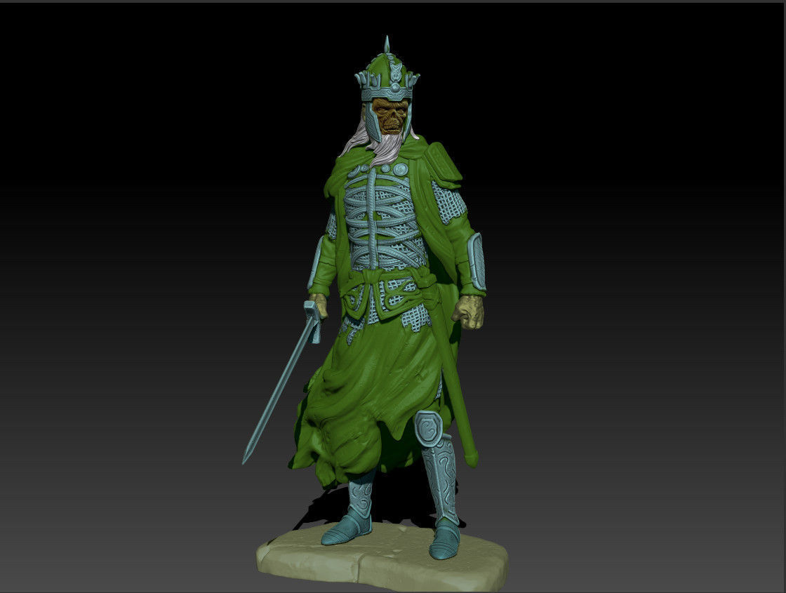Lord Of The Rings King Of The Dead HD quality 3D print model_5