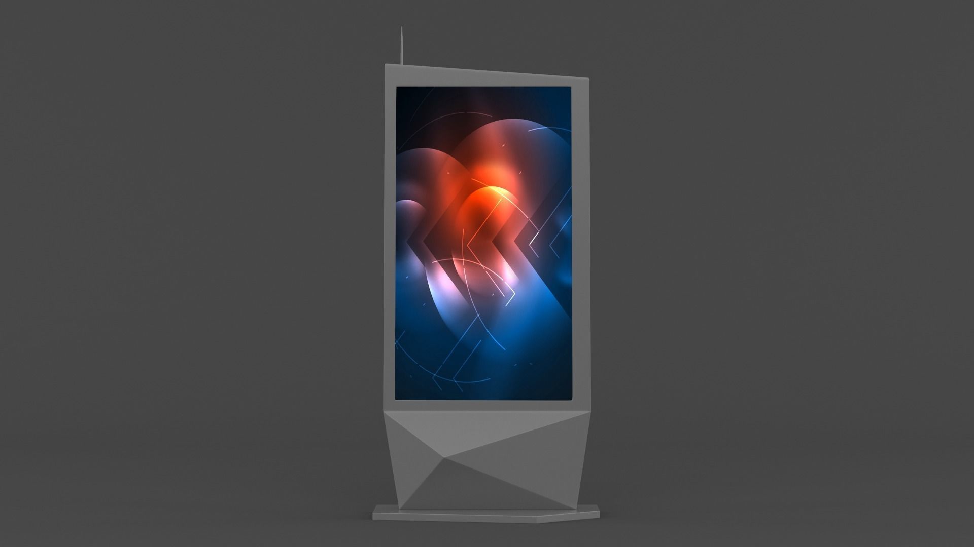 Electronic Kiosk Collection 3D model_4