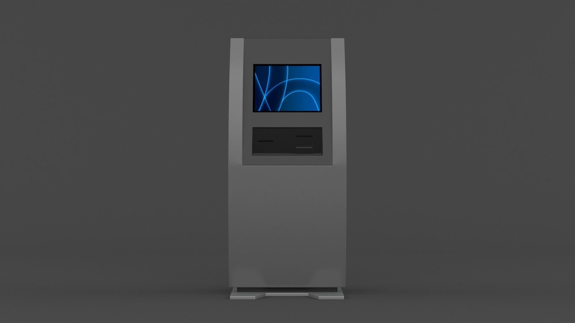 Electronic Kiosk Collection 3D model_7