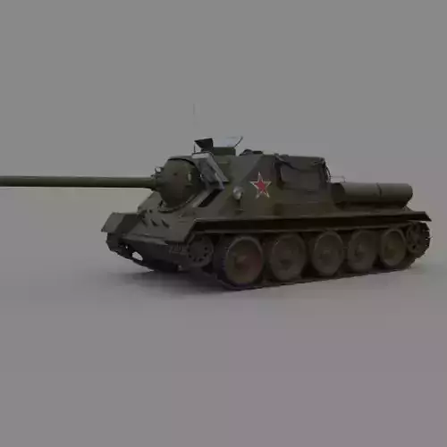 Su 100  tank destroyer  Soviet Summer camo