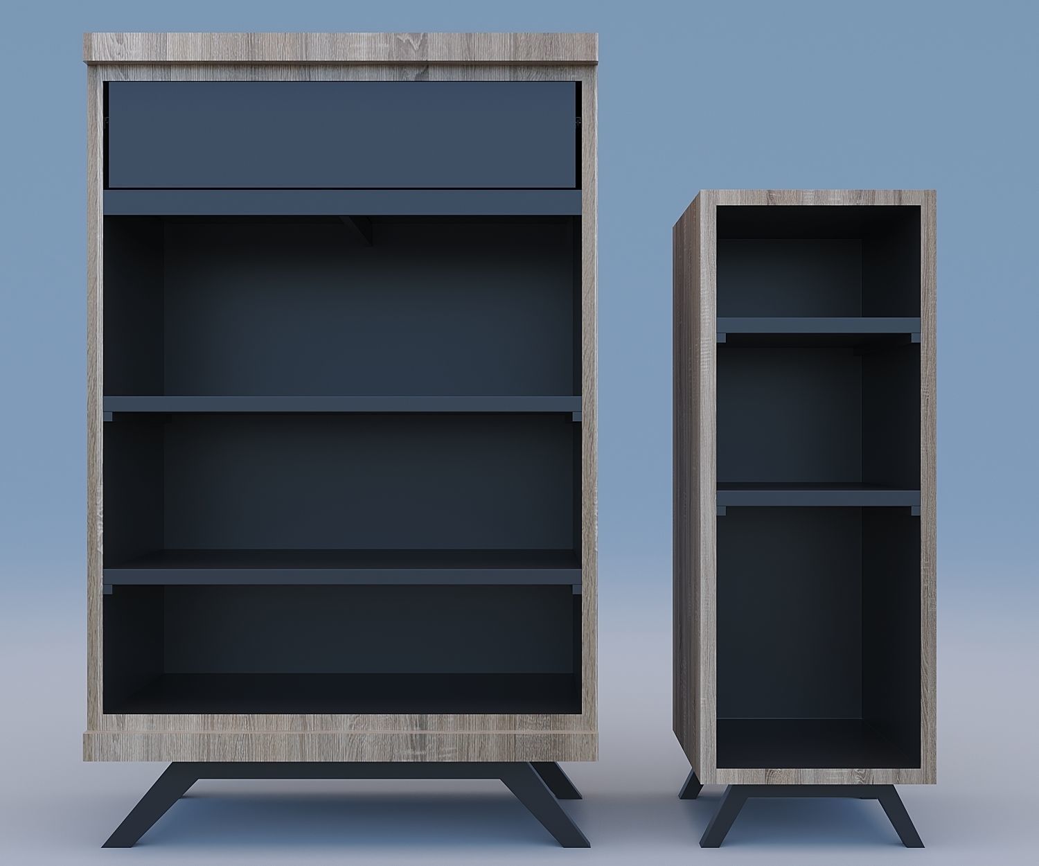 SHOE-RACK AND STORAGE 3D model_4