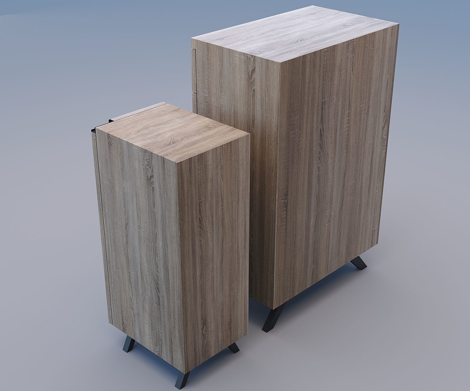 SHOE-RACK AND STORAGE 3D model_2
