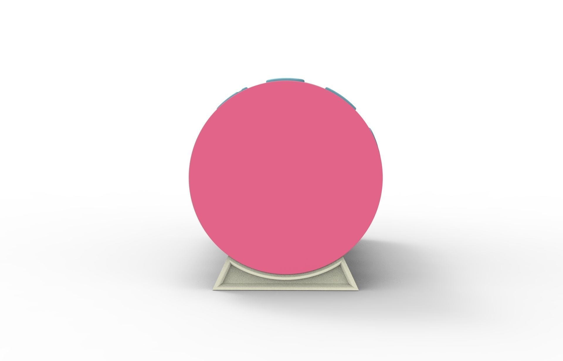 combination cylindrical lock 3D print model_21