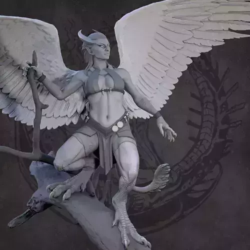 harpy 3D print model