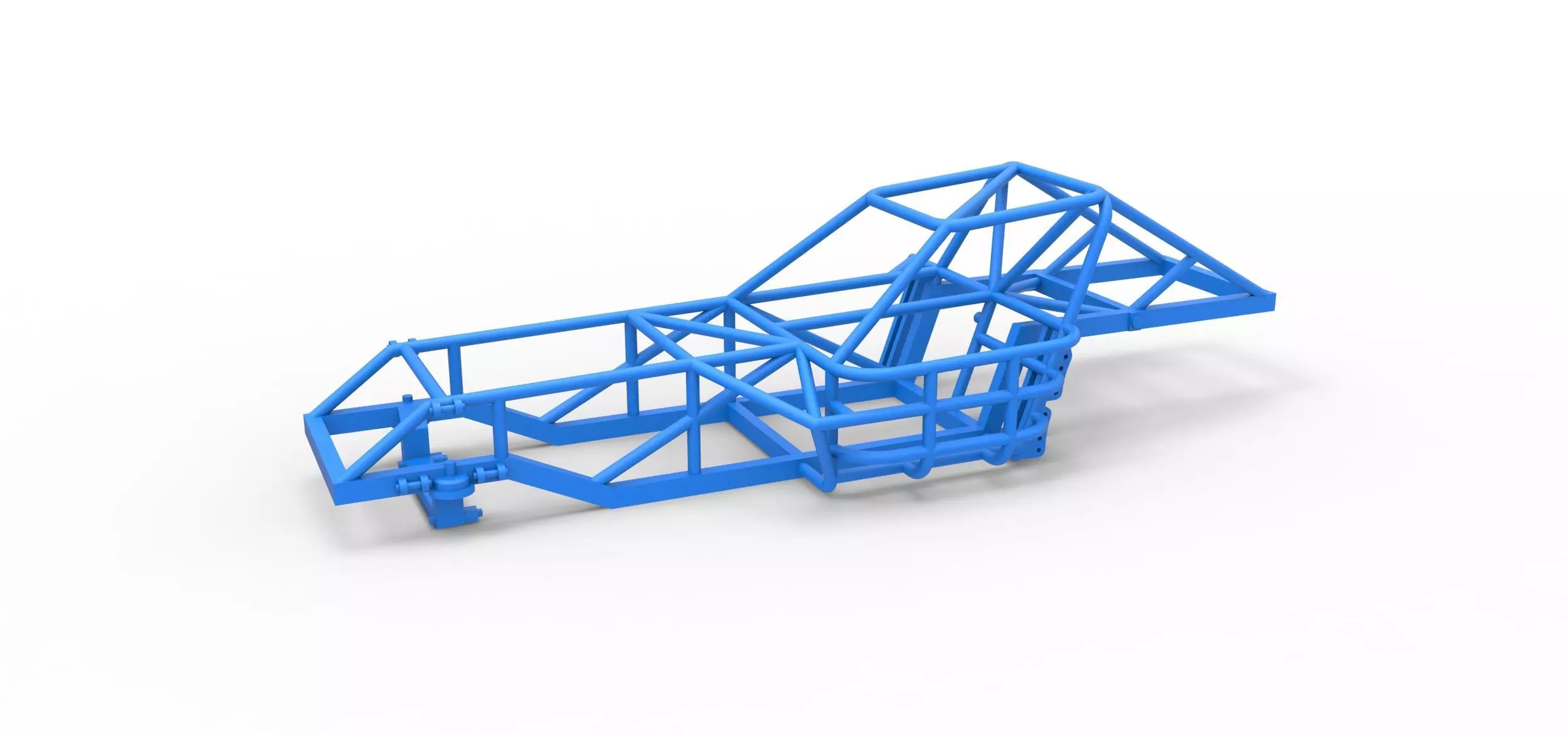 Frame of Dirt Modified stock car Scale 1 to 25 3D print model_0