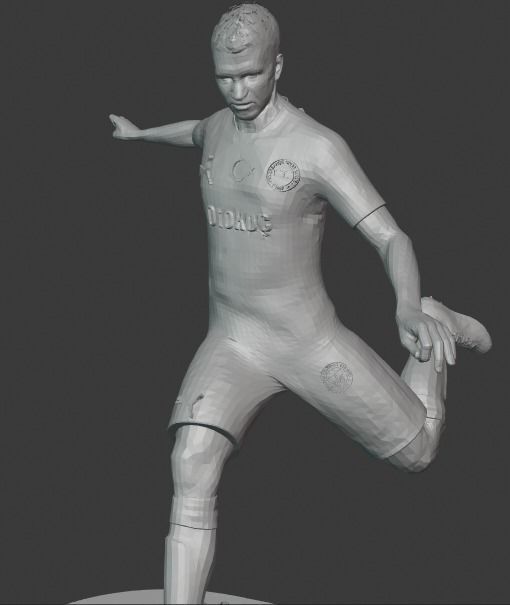 dzeko figure 3D print model_2
