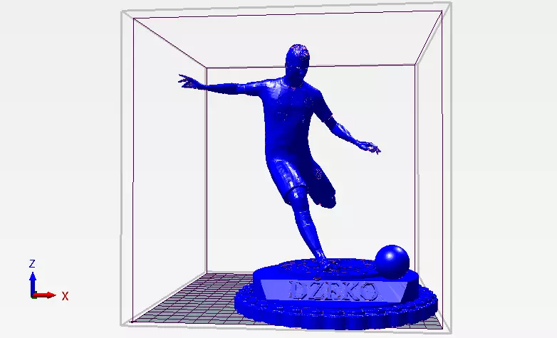 dzeko figure 3D print model_0