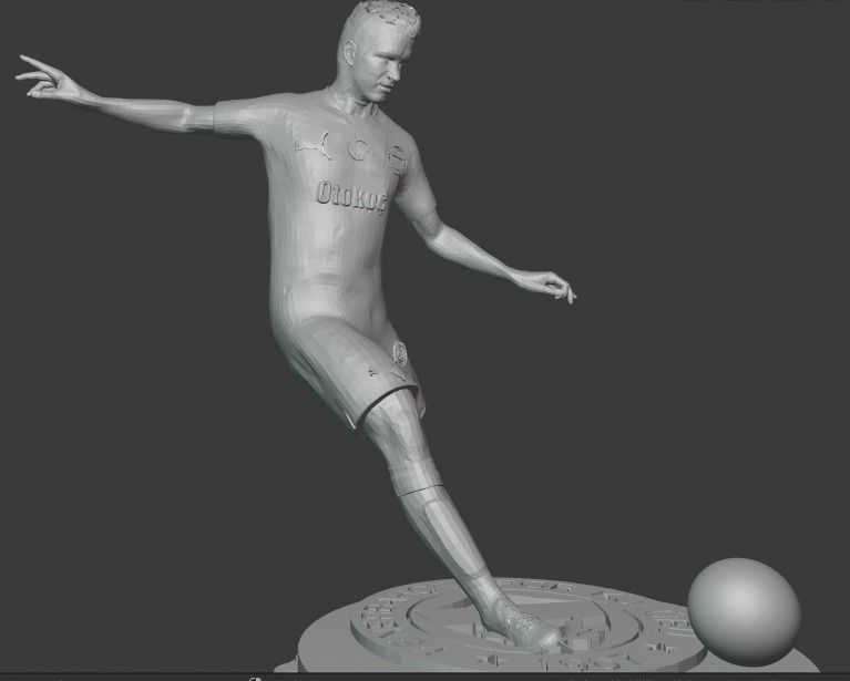 dzeko figure 3D print model_5