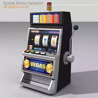 Slot machine 3D model