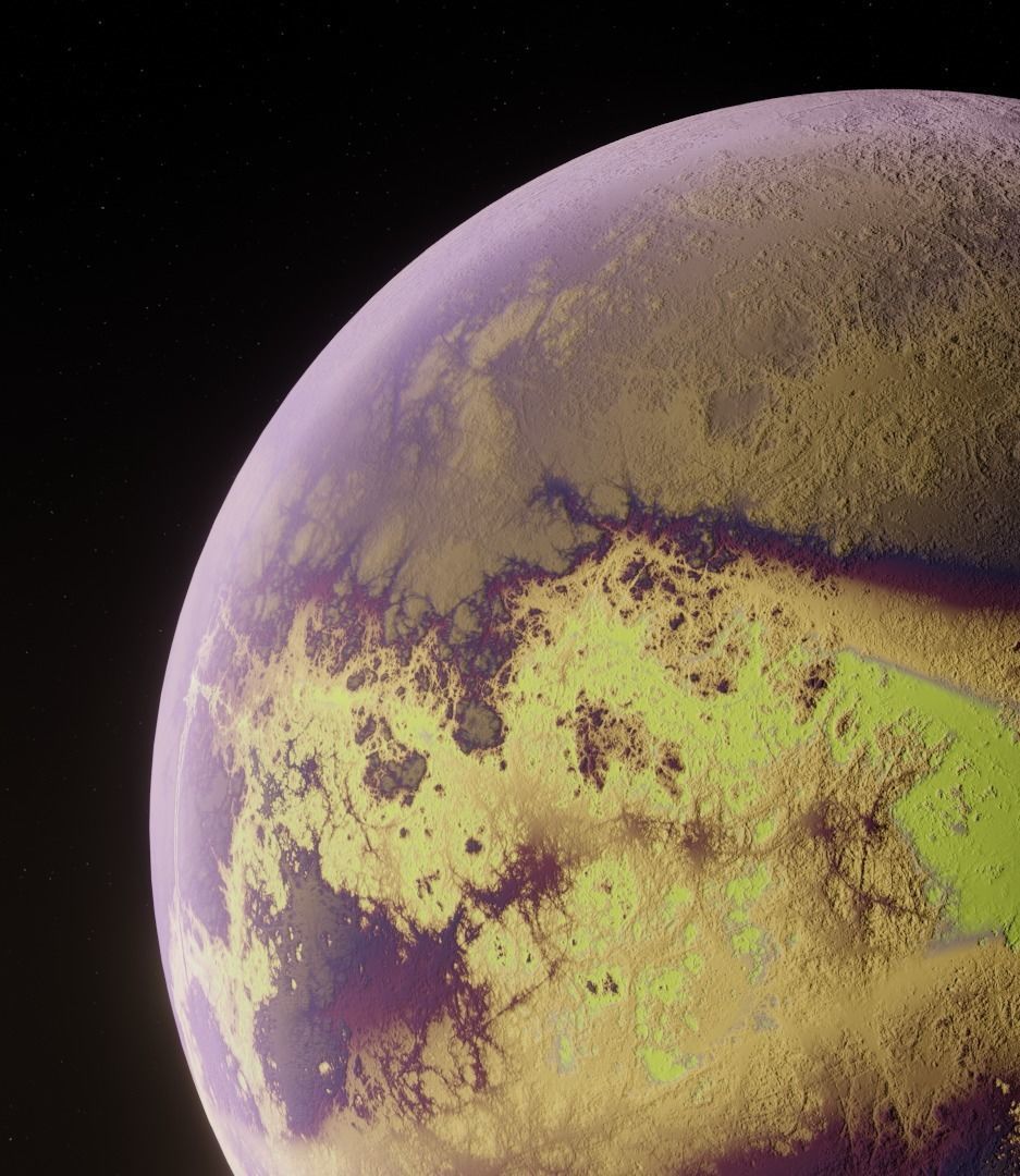 The Planets are Ready to game Low-poly 3D model_27