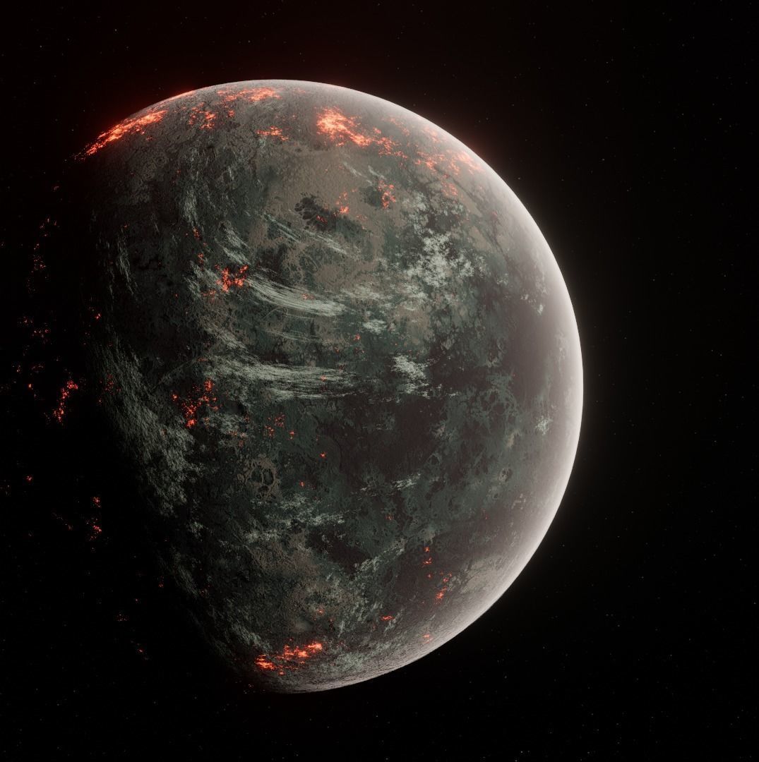 The Planets are Ready to game Low-poly 3D model_11