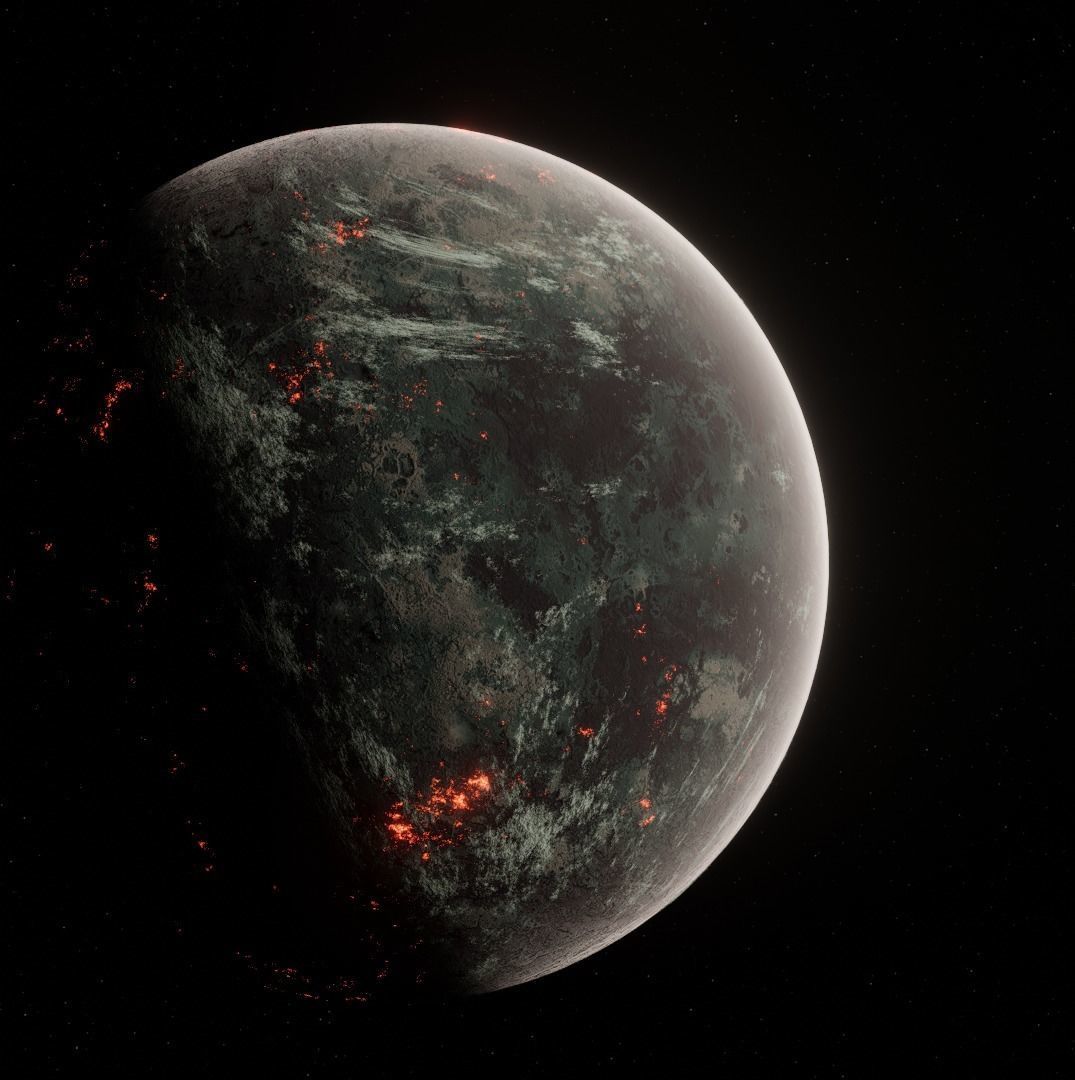 The Planets are Ready to game Low-poly 3D model_5