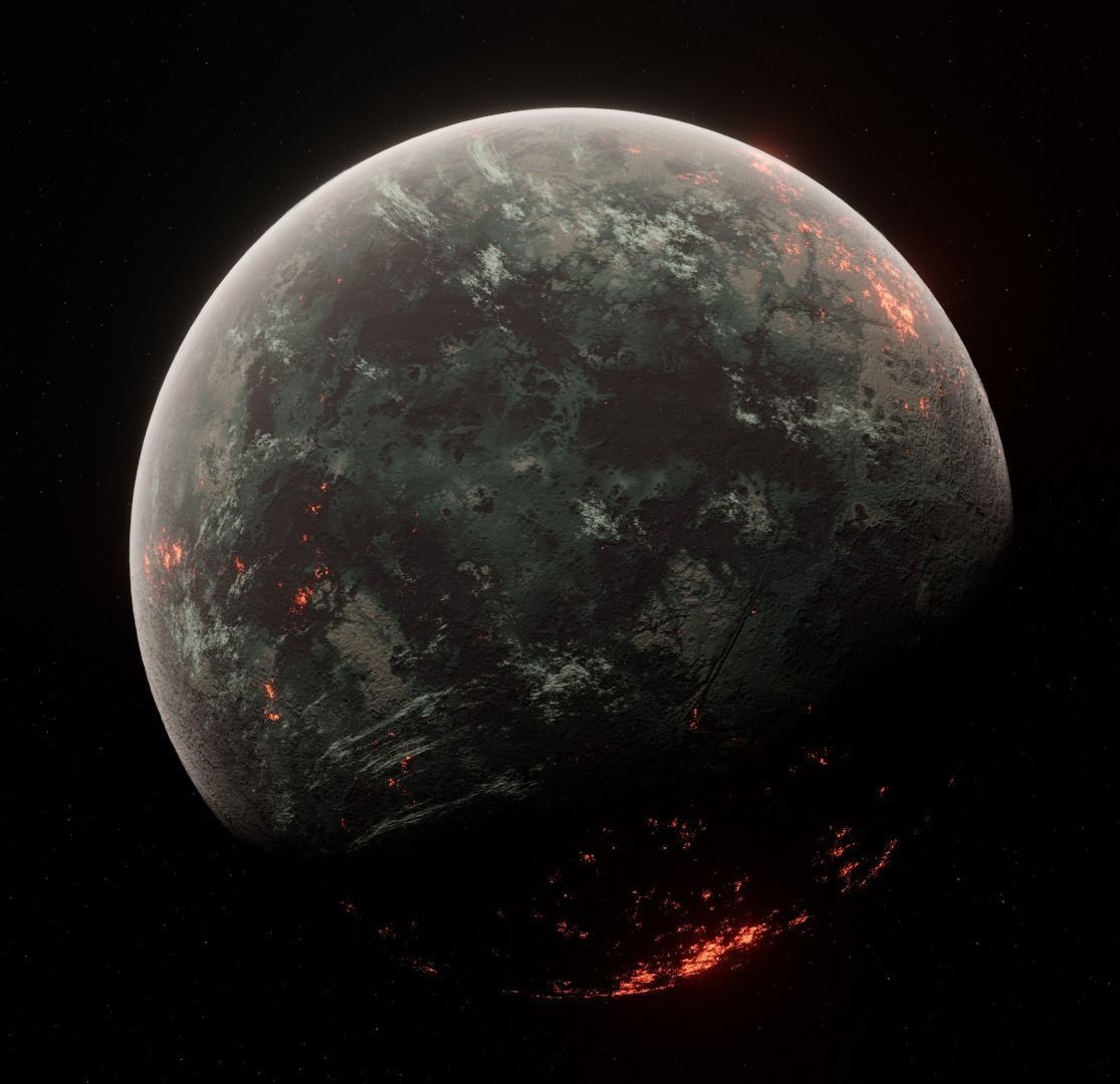 The Planets are Ready to game Low-poly 3D model_1