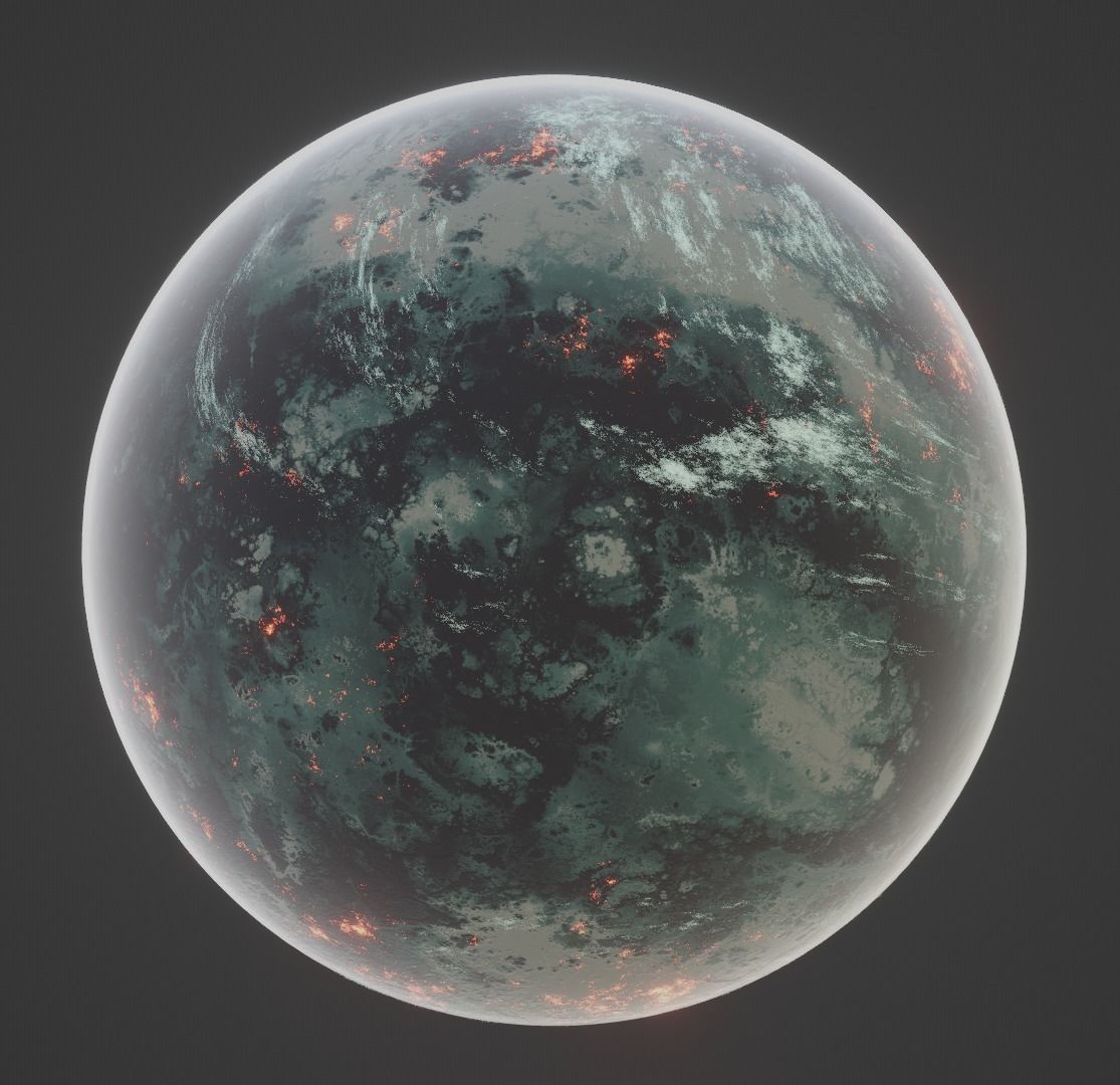 The Planets are Ready to game Low-poly 3D model_15