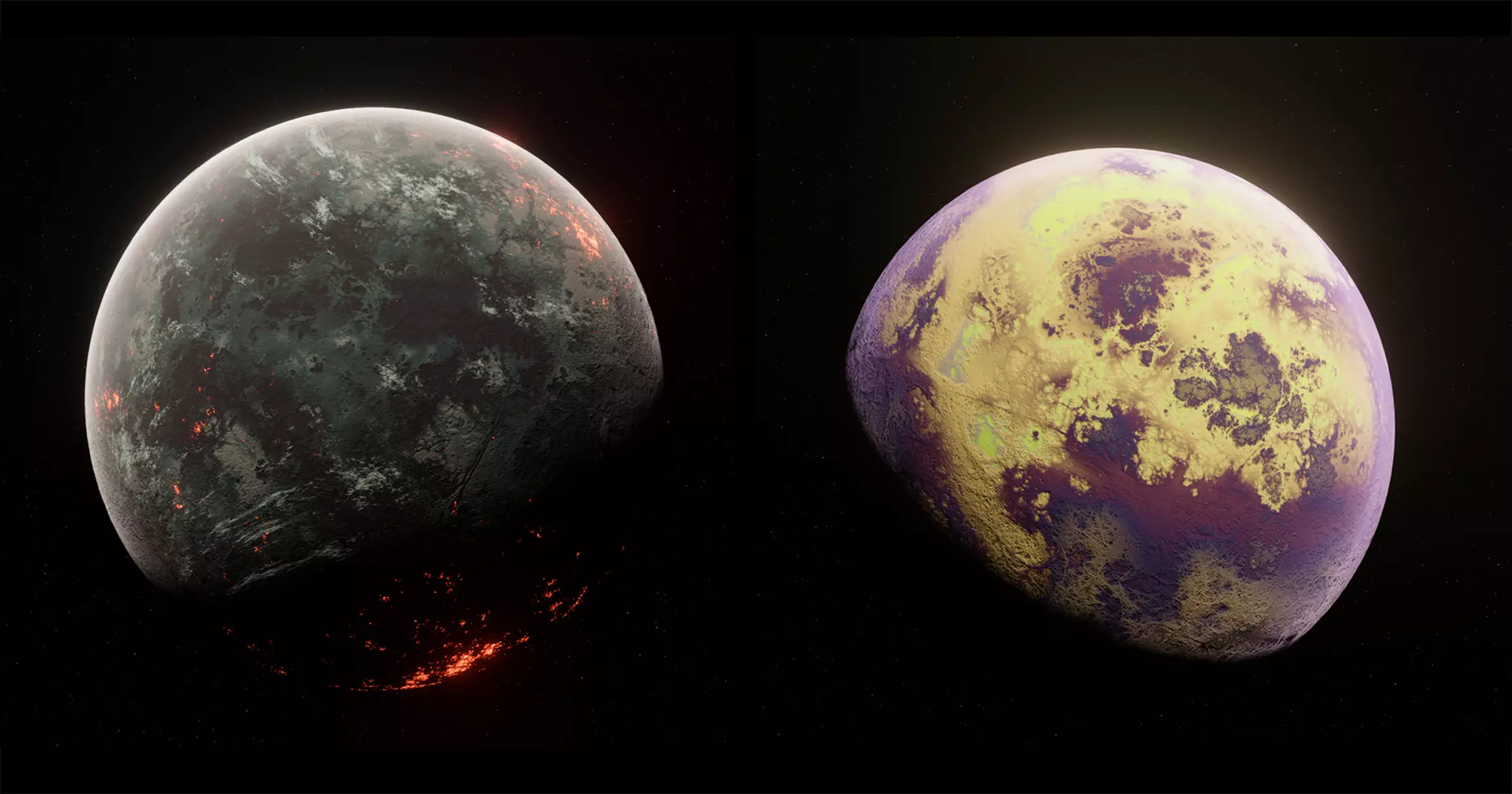 The Planets are Ready to game Low-poly 3D model_0