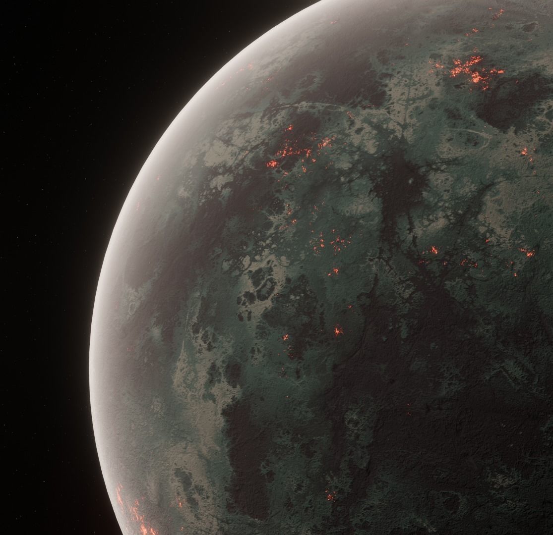 The Planets are Ready to game Low-poly 3D model_14