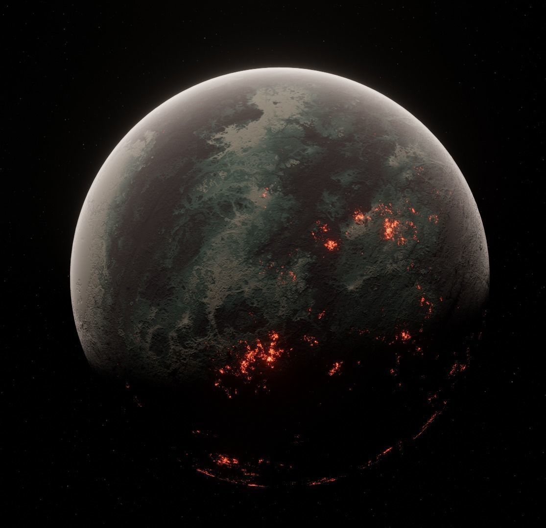 The Planets are Ready to game Low-poly 3D model_4