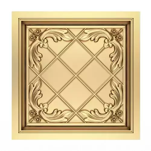 Carved Ceiling Tile 09
