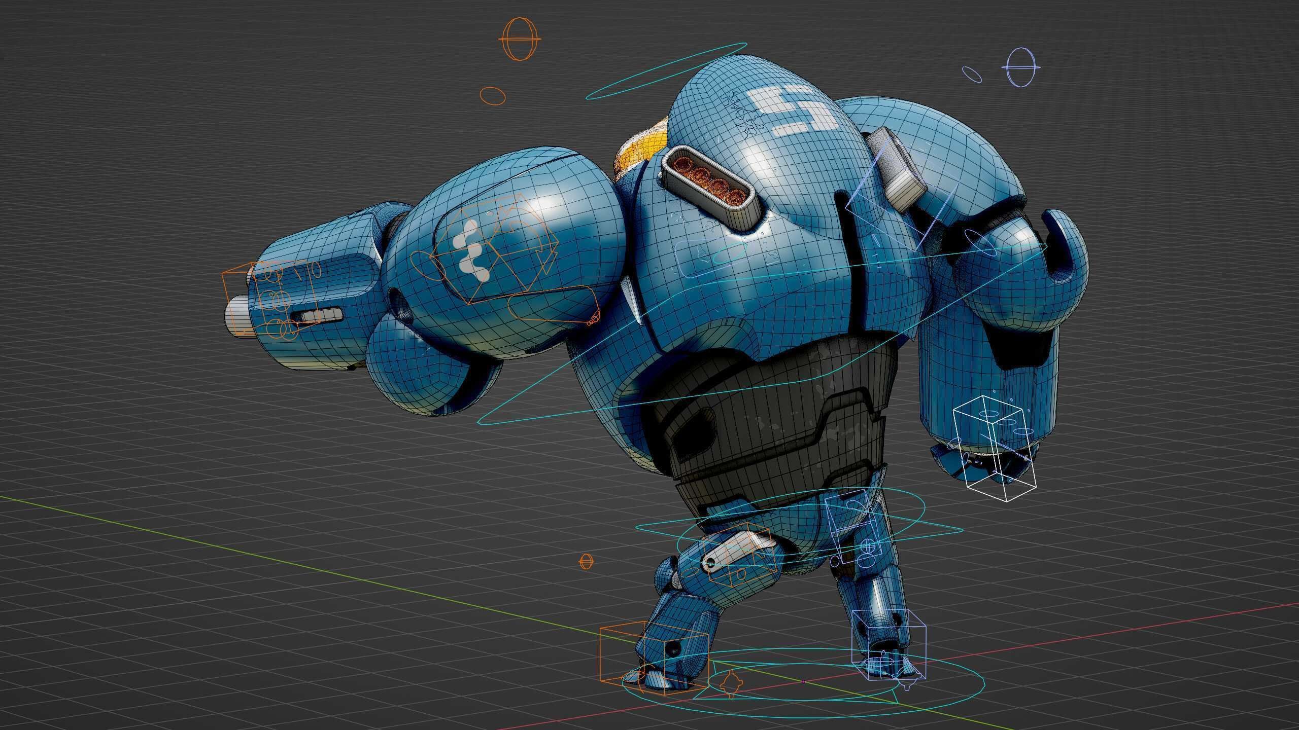 BATTLE DROID SLAME Rigged for Unreal Engine - Unity - MIXAMO  3D model_38
