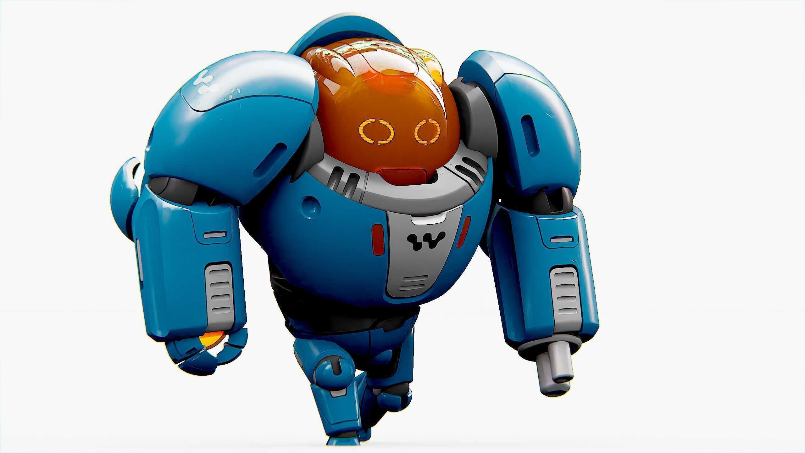 BATTLE DROID SLAME Rigged for Unreal Engine - Unity - MIXAMO  3D model_31