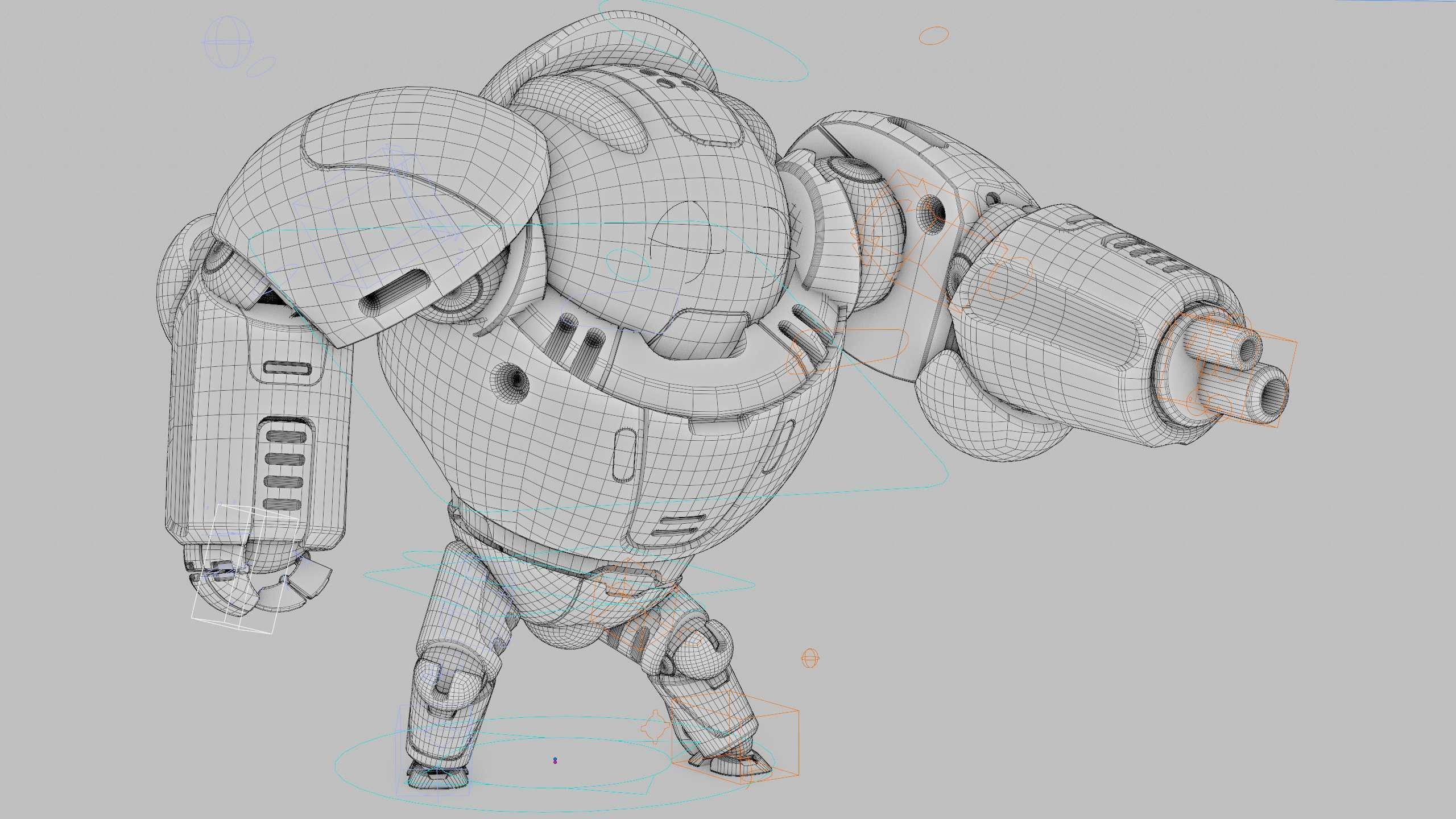 BATTLE DROID SLAME Rigged for Unreal Engine - Unity - MIXAMO  3D model_40