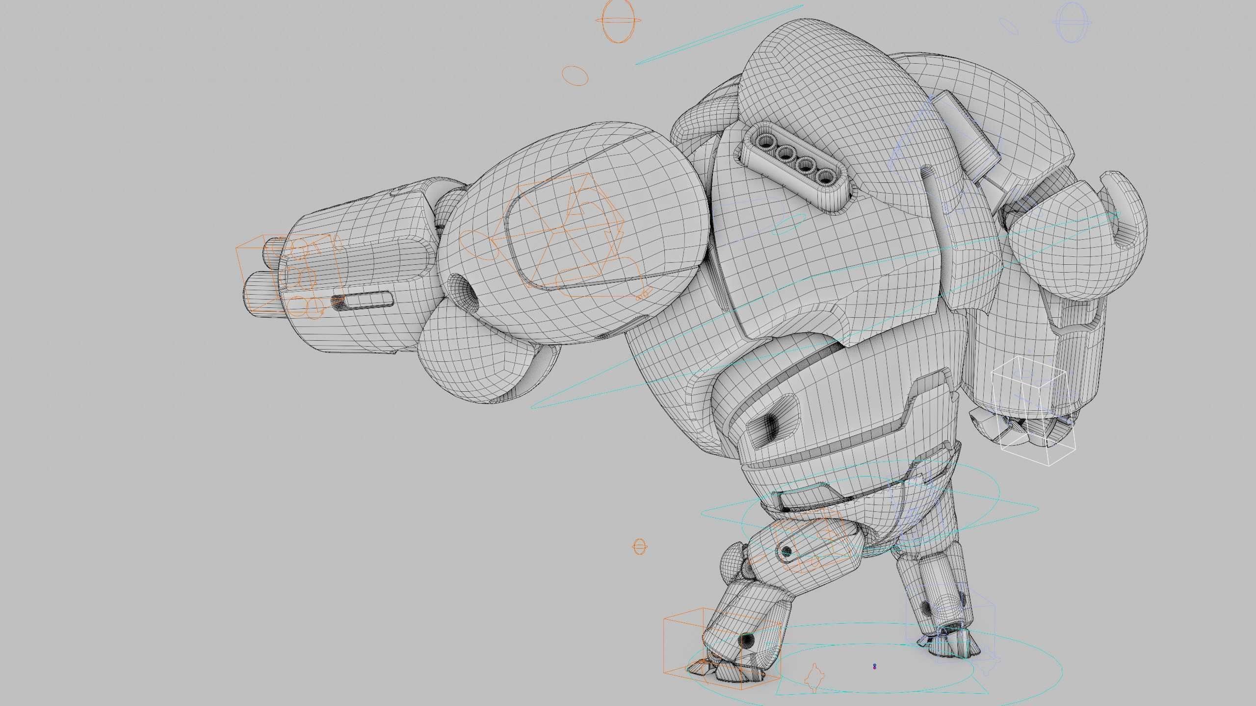 BATTLE DROID SLAME Rigged for Unreal Engine - Unity - MIXAMO  3D model_41