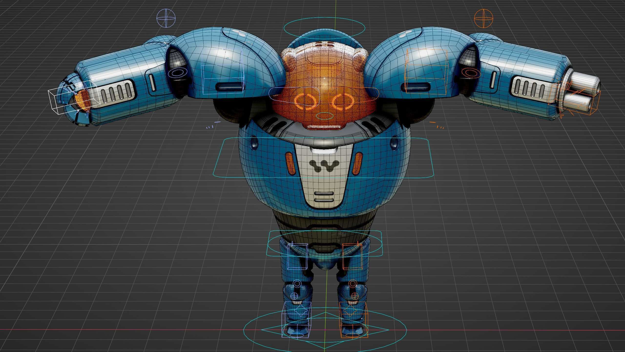 BATTLE DROID SLAME Rigged for Unreal Engine - Unity - MIXAMO  3D model_39