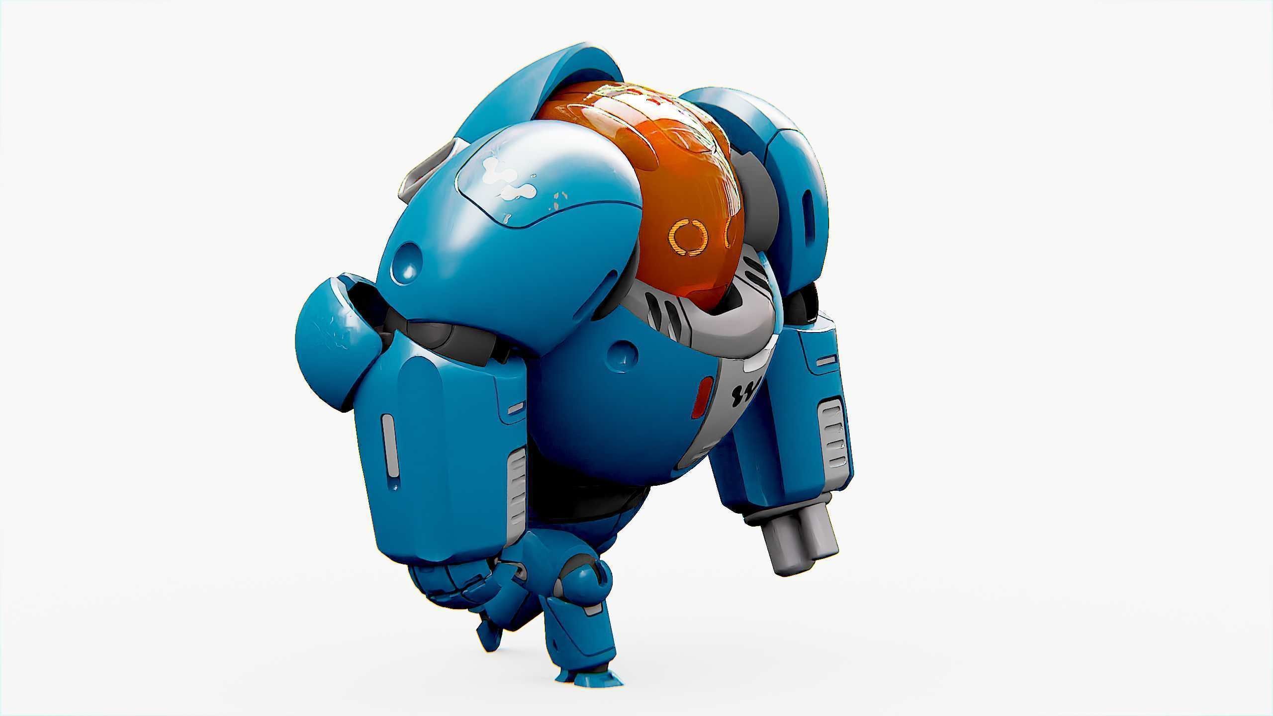 BATTLE DROID SLAME Rigged for Unreal Engine - Unity - MIXAMO  3D model_30