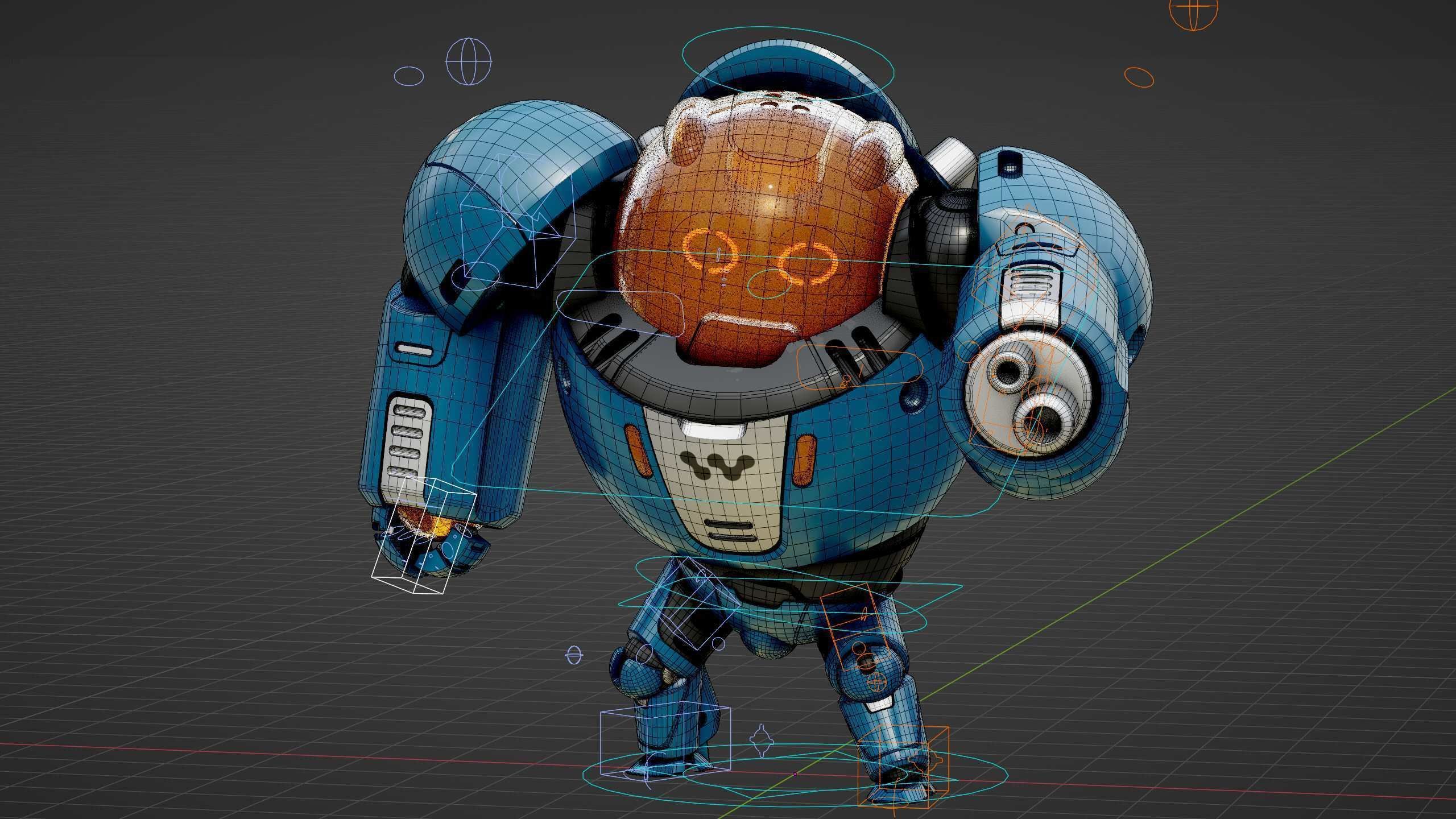 BATTLE DROID SLAME Rigged for Unreal Engine - Unity - MIXAMO  3D model_37