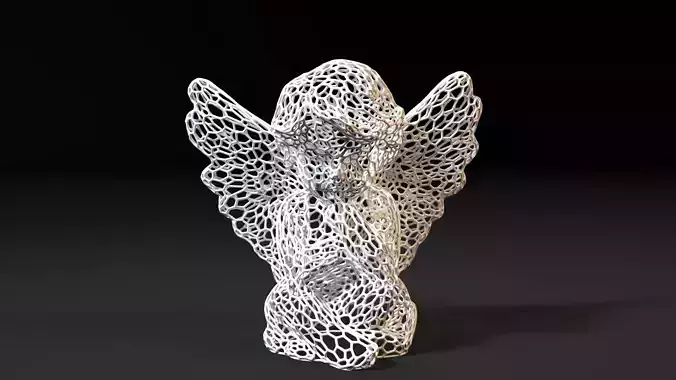 Angel statue 3D print model Angel statue 3D print model
