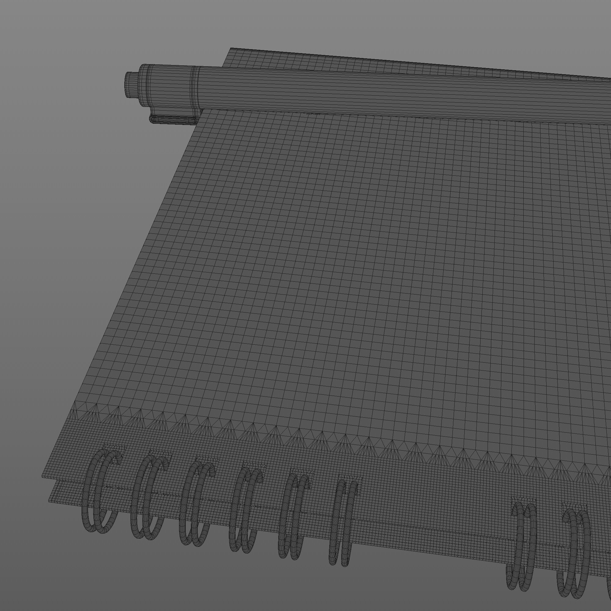 Notepad with Pen 3D model_7