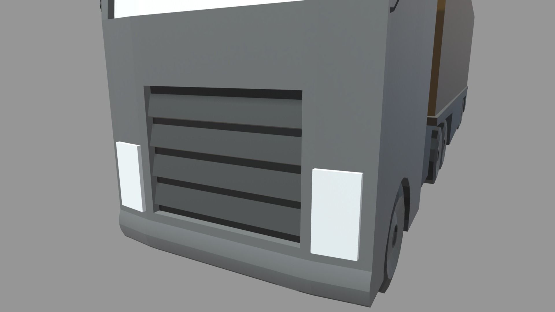 Low Poly Truck 02 Low-poly 3D model_5