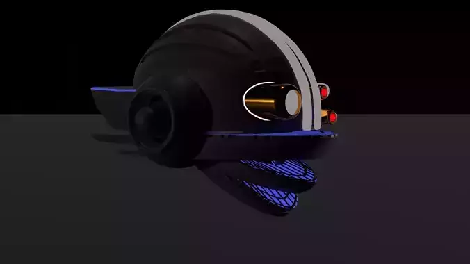 Sci-Fi Helmet Model