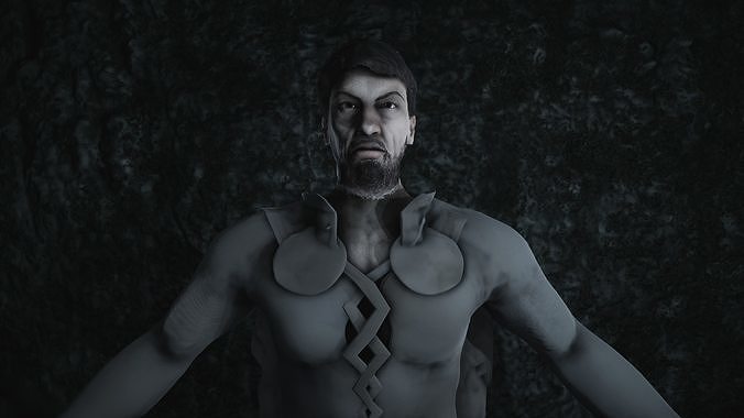 Fantasy Male Character 3D model