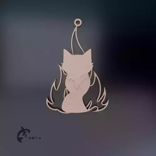 Fox KeyChain 3D model