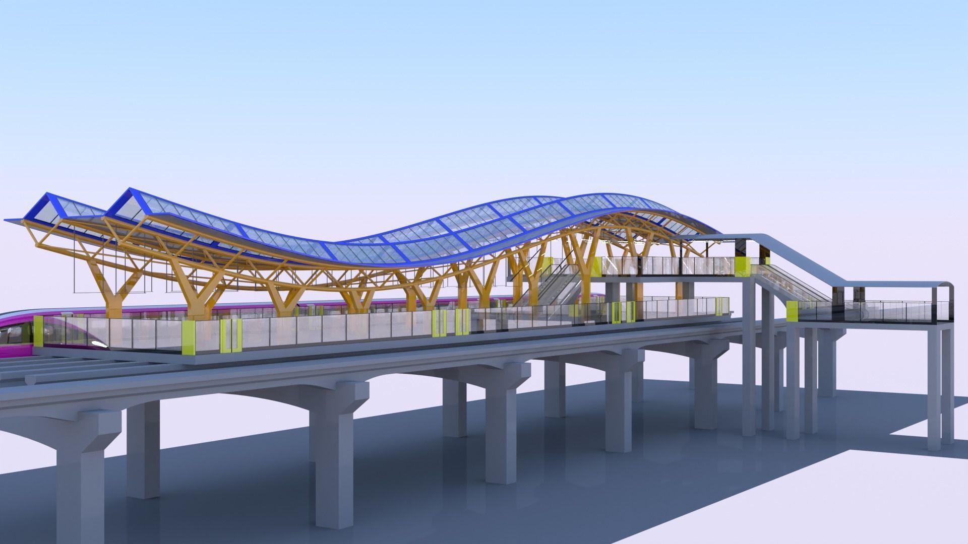 Maglev station 2024 II 3D model_12
