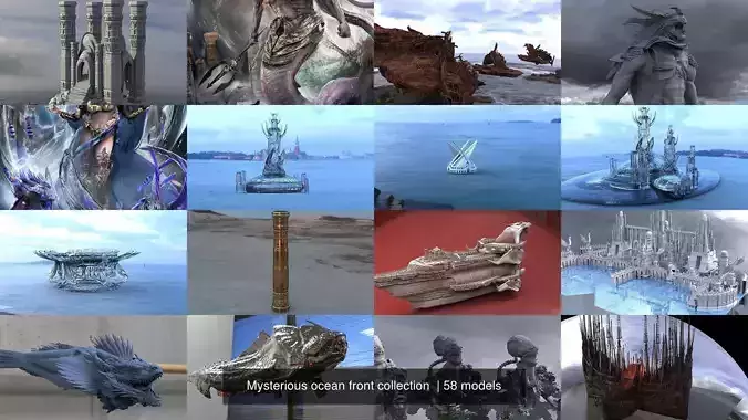 Mysterious ocean front collection  
