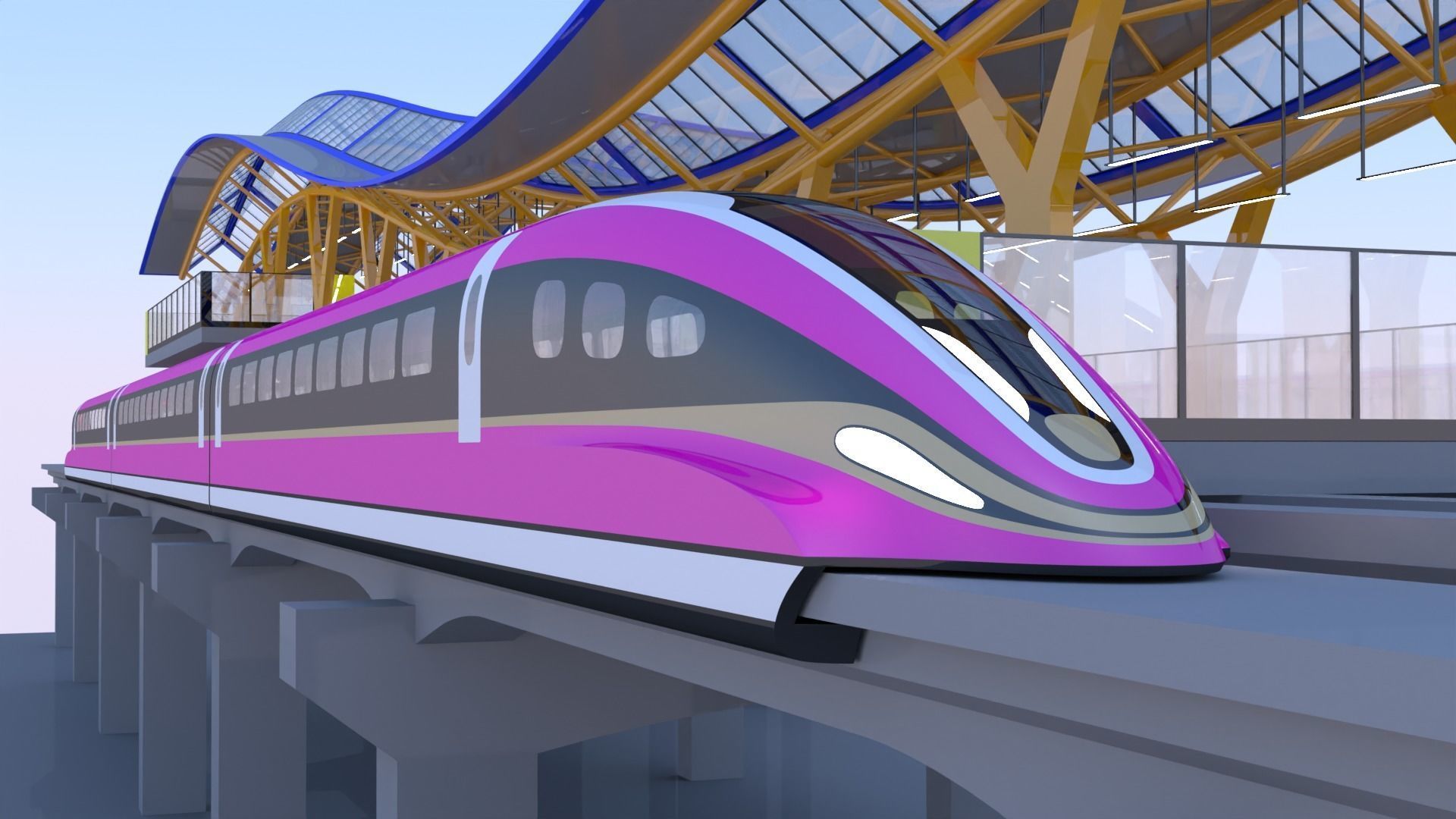 Maglev stations collection II 2024 _3