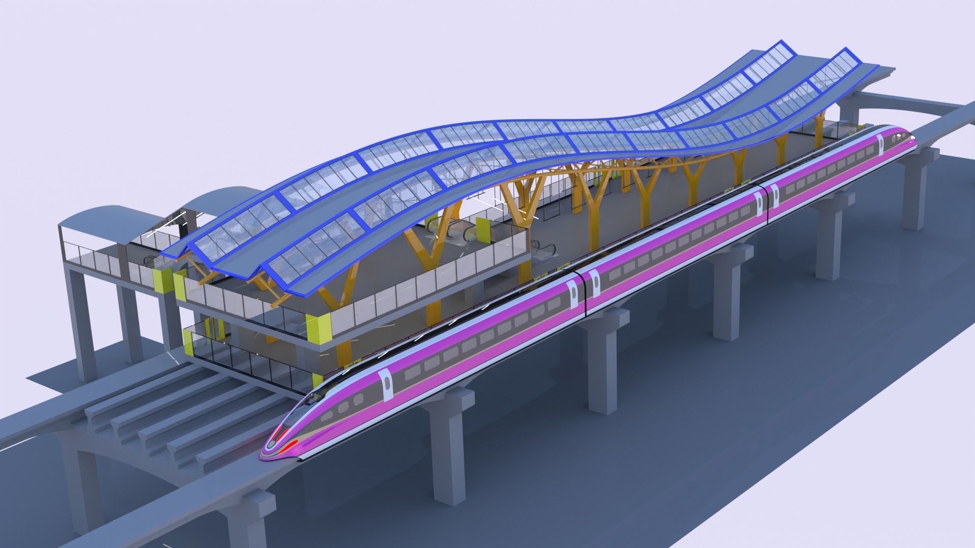 Maglev stations collection II 2024 _7
