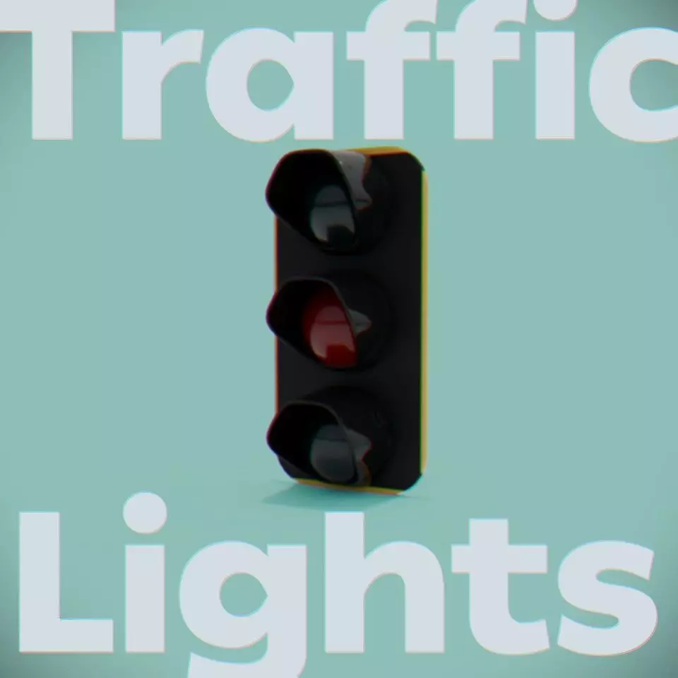 Traffic Lights Free 3D model